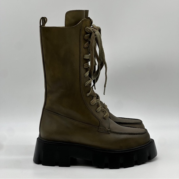 Free People Shoes - Free People Olive Combat Boots